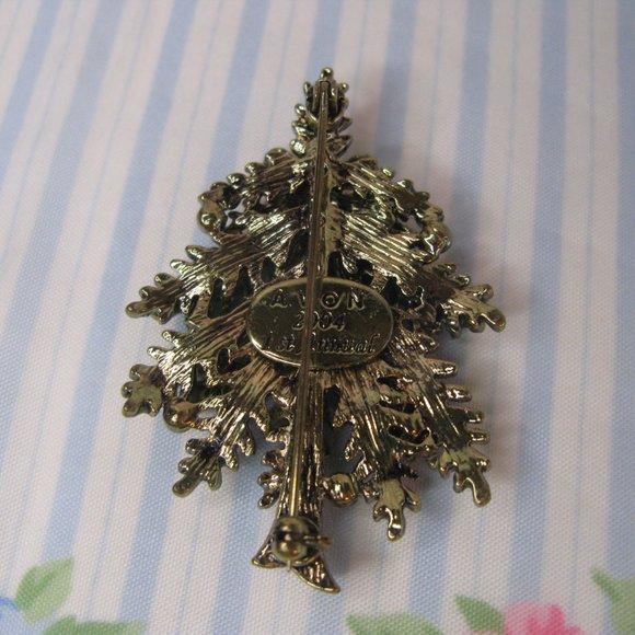 Avon 1st Annual Christmas Tree Brooch 2004 - Picture 3 of 7